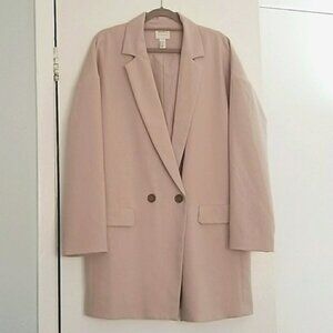 Forever 21 dusty pink oversized blazer
